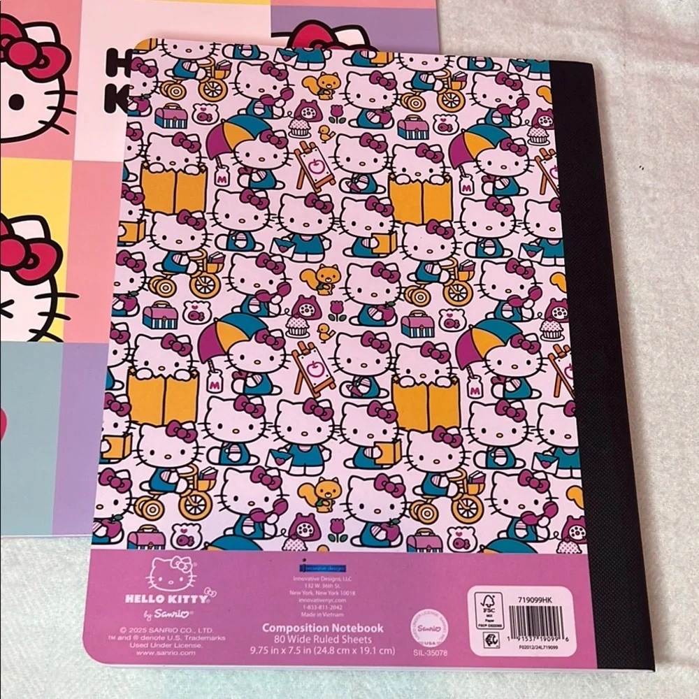 NWT Hello Kitty Notebook and Portfolio Folder Set Gift Set